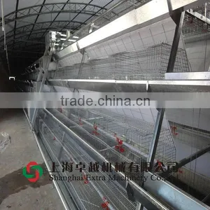 Automatic A Type Layer Battery Cage With Feeding Hopper thumbnail-1