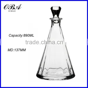 2016 New Arrive Artificial Blowing Crystal Glass Whiskey Decanter thumbnail-3