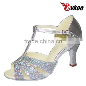 2016 Most Shiny Popular Style Salsa t Strap Dance Shoes thumbnail-1