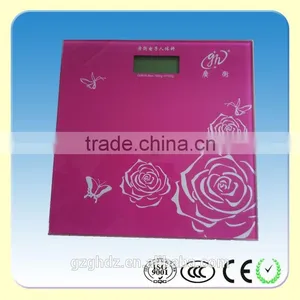 180kg 8mm Tempered Glass Slim Electronic Personal Health Scale Electronic Scale thumbnail-1