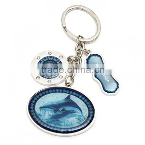 Shark Dolphin Shaped Metal Bottle Opener Keyring thumbnail-1