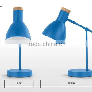 High Quanlity Metal With Powder Coating Finished Bedside Table Lamp Bedroom Study Room Table Lamp thumbnail-3