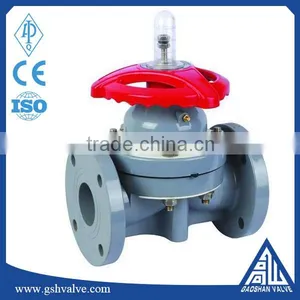 Flange Type PVC Diaphragm Valve With Price thumbnail-1