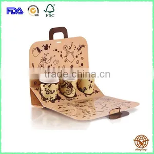 Customized Coffee Carrier Bag With Handle thumbnail-2
