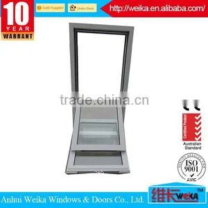 High Quality Factory Price Any Color Single Aluminum Double Hung Windows thumbnail-1