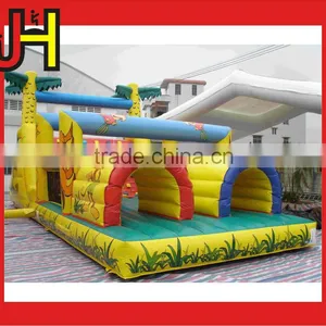 OEM ODM Qualified Factory Price Coconut Tree Inflatable Obstacle Course For Kids thumbnail-1