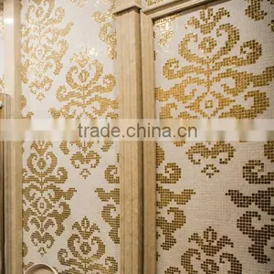 High Quality Modern Mosaic Pattern Kitchen Backsplash Glass Mosaic Tiles thumbnail-1