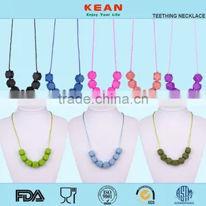 100% Non-Toxic Handmade Cool Jewellery Teething Necklace For Babies thumbnail-6