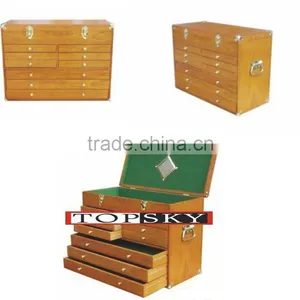 9-Drawer Wood Tool Chest thumbnail-1