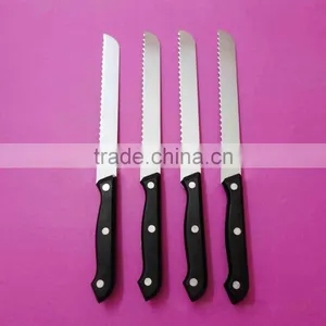3CR13+PP Handle Black Stainless Steel Bread Knife Kitchen Tools Knifives thumbnail-4