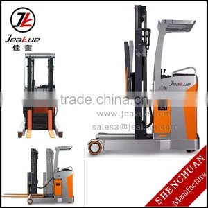 Mast Forward 1.5T 5m Lift Height CE ISO Approved Curtis Controller Stacker Reach Forklift thumbnail-5