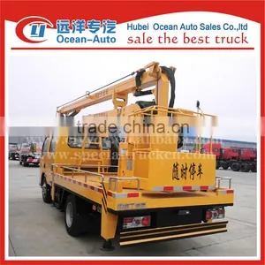 DFAC Double Cab 14-16m High Overhead Working Truck for Sale thumbnail-3