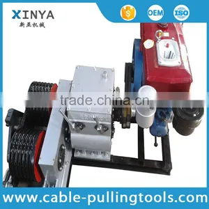 Double Capstan 5T Cable Pulling Winch With Diesel Engine thumbnail-2