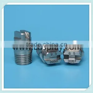 Stainless Steel ss or Brass or pp Plastic Flat Fan Water Veejet Spray Nozzle thumbnail-1