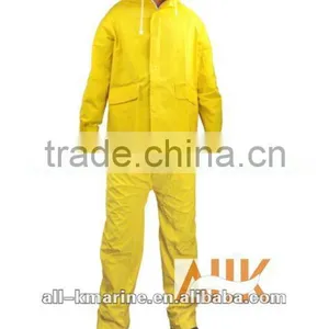 Colored Rain Suits With Hood Yellow thumbnail-1