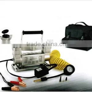 H90133 Heavy Duty Two Cylinders Air Compressor Tyre/wheel Inflator With Gauge thumbnail-1