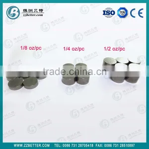 0.125oz Tungsten Cylinder Used for Weights thumbnail-3