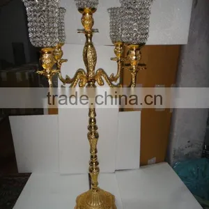 NEw Wedding Decorative Candelabra, Centerpiece For Wedding Decoration/ NEw Crystal Candelabra thumbnail-2