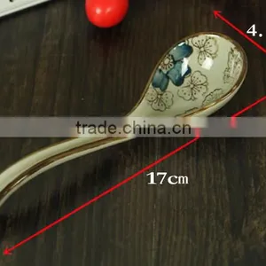 SP-1545 Haonai High Quality Ceramic Spoon, Ceramic Soup Spoon thumbnail-3