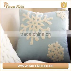 Snowflake Printed Pillow Cover, Christmas Cushion Covers thumbnail-3