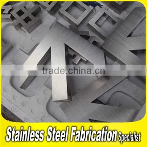 Advertising Brushed 304 Stainless Steel Vintage Sign Digital Signage thumbnail-5