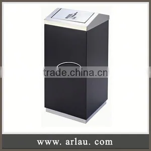 Arlau Novelty Trash Cans,Recycle Bin For Sale,Standing Classical Garbage Bin/Trash Bin With Ashtray thumbnail-1