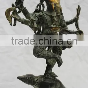 Casting Home Decoration Bronze Ganesha Statue thumbnail-1
