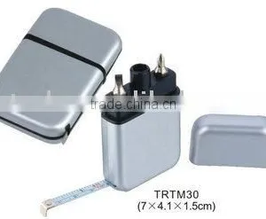 Mini 1m Tape Measure With Tools Set thumbnail-1