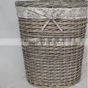 2016 New Design Willow Home Used Grey Color Laundry Basket thumbnail-2
