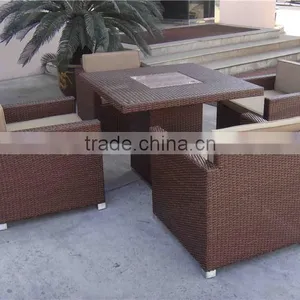New Design Outdoor Furniture Rattan Club Bar Set thumbnail-2