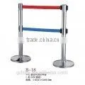 Stainless Steeel Queue Stand With Warning Belt thumbnail-1