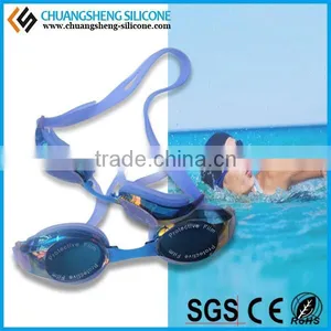 2016 Most Popular Swimming Accessory Safety Glasses Silicone Swim Part Cool Swimming Googles for Different People thumbnail-6