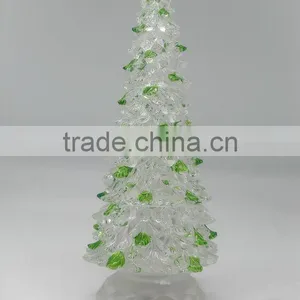 Acrylic Factory Printing Christmas Decoraive Glitter Plastic Tree thumbnail-2