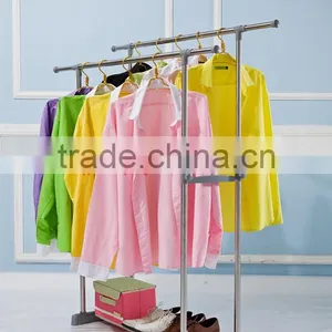 2032B Foldable Metal Cloth Rack With Stand / Coat Hanger thumbnail-1