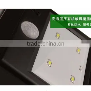 4 LED Solar Power Motion Sensor Garden Security Lamp Outdoor Waterproof Light thumbnail-2