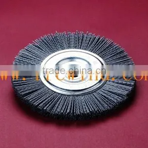 5" Abrasive Wire Circular Brush Nylon Wire Wheel Brush thumbnail-2