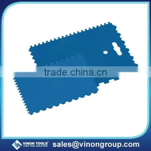 2pcs Plastic Adhesive Spreader Set, Grout Spreader, Plastic Notch Spreader thumbnail-1