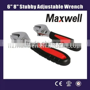 6" 8" Stubby Adjustable Wrench thumbnail-1
