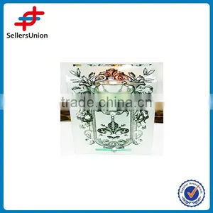 Crystal Glass Candle Holders Cheap thumbnail-1