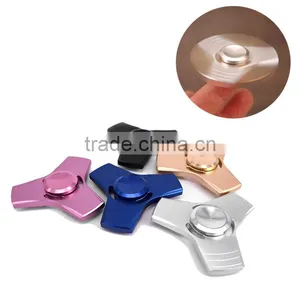 Aluminum 2017 Hot Hand Spinner Tri Fidget Finger Fingertip Gyro Desk Toy EDC Kids Adult thumbnail-2