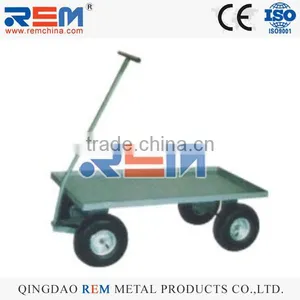 TOOL CART TC1820 METAL CART PLATFORM LOGISTIC TOOL CART FOUR 10"X3.5" PNEUMATIC WHEEL thumbnail-1