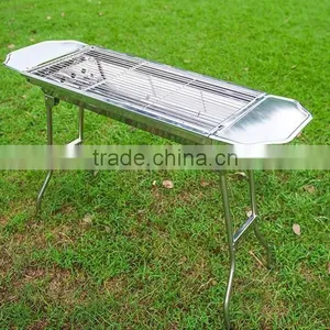 Wholesale Professional Stainless Steel 304 Smokeless Charcoal BBQ Picnic Barbecue Grill Portable thumbnail-2