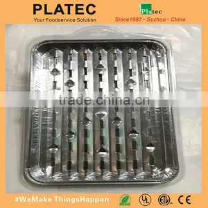 China Made Aluminum Disposable BBQ Tray,BBQ Serving Tray. thumbnail-4