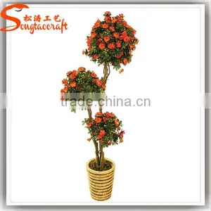 Indoor Home Decorative Artificial Tree Factory Price Fake Artificial Flower Tree thumbnail-1