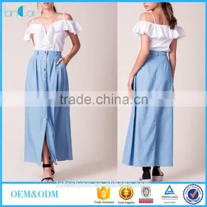 Long Belt Loops Maxi Design Latest Skirt Design Pictures thumbnail-1