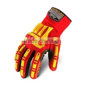 Ironclad Kong RIGGER GRIP CUT 5 High Visibility Safety Gloves Impact Gloves Protection Gloves Durable Working Gloves thumbnail-1