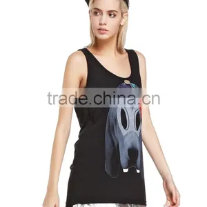 Lovely Printed Stylish Sexy Women Singlet thumbnail-2