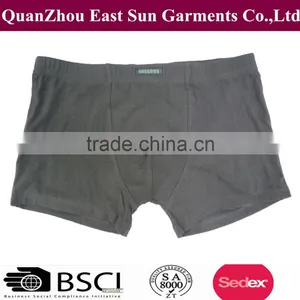 Oem Design Male Cotton Underwear Boxer Men Solid Color thumbnail-1