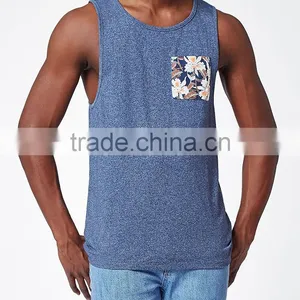Stylish Look Floral Pocket Tank Tops for 2017! thumbnail-1