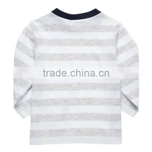 Open Shoulder Organic Cotton Baby Boy t Shirt thumbnail-4